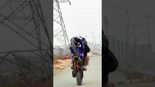 Ghost of uchiha 🔥🥵 wheelie youtubeshorts stunt wheeli stunts [upl. by Wilden]