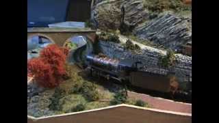 mini N gauge model railway layout StMichel La Roche [upl. by Yorke273]