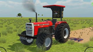 Massey Ferguson 9500 💪 Tractor Heviy duty cltvetar agriculture farming 3D Game Vehicle Powerful [upl. by Artek]