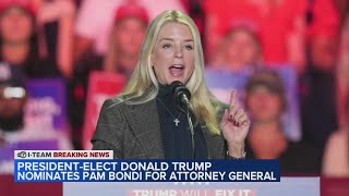 Donald Trump announces Pam Bondi is his new attorney general pick after Matt Gaetz withdraws [upl. by Starobin]