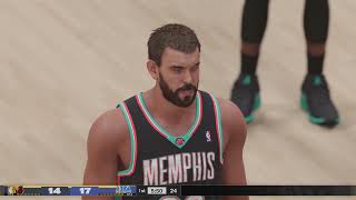 2K24【Hunter04】All Time Memphis Grizzlies vs 1516 Golden State Warriors [upl. by Blake345]