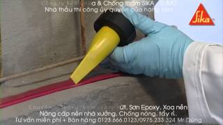 Chống thấm cổ ống bằng thanh trương nở Sika Hydrotite [upl. by Aratahc888]