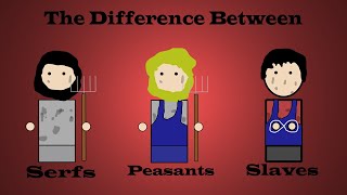 The Difference Between Serfs Peasants and Slaves [upl. by Viviane335]