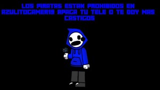 pantalla anti piratería en azulitogamer19 falso [upl. by Trimmer44]