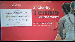 LIVE DAY 2 LAPANGAN 3  2nd CHARITY TENNIS TOURNAMENT  1617 NOVEMBER 2024 [upl. by Nahtaj601]