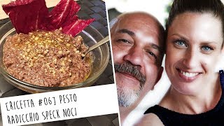 Ricetta 06  Pesto radicchio speck noci [upl. by Gesner]