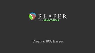 Creating 808 Basses in REAPER [upl. by Onida112]