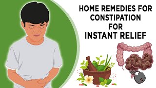 Home Remedies for Constipation for Instant Relief [upl. by Starinsky]