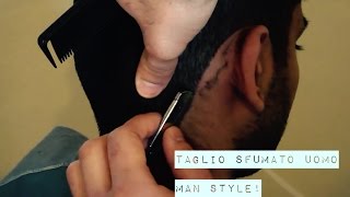 tutorial taglio sfumato uomo [upl. by Llyrehc938]