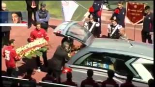 FUNERALI PIERMARIO MOROSINI STADIO LIVORNO ULTIMO SALUTO [upl. by Laufer]