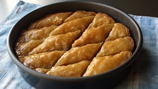 Baklava Recipe  How to Make Baklava from Scratch [upl. by Lramaj]