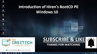 Full Introduction Of Hiren Boot CD PE windows 10 [upl. by Cho]