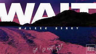 Maleek Berry  Wait Official Audio [upl. by Soisinoid901]