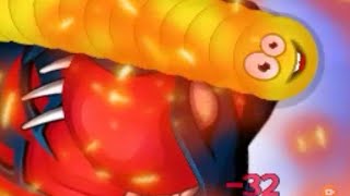 😱Worms zone io GIANT slither snake top 01snake 001❤Saamp wala game shorts VIRAL TRENDING 116 [upl. by Manwell694]