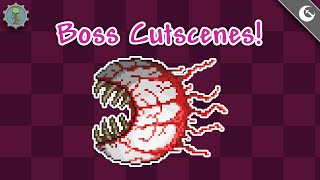 This Mod Adds Opening Cutscenes For Bosses  Terraria [upl. by Ahsieken984]