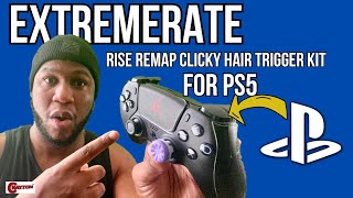 DIY PS5 Controller eXtremerates Clicky Hair Trigger Kit INSTALL [upl. by Delmor]