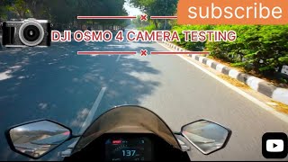 OSMO DJI 4 Camera testing Real life Review  AM09Rider [upl. by Rramahs]