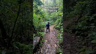 Bandaje falls trek  Rani jhari  trekking monsoon trending bandaje ranijhari nature peace [upl. by Reynold]