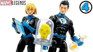 Marvel Legends Fantastic 4 Franklin amp Valeria Richards Review [upl. by Akemot53]