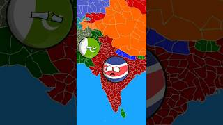 Wait for end II What if India and North Korea switch their places countryballsshortvideo [upl. by Tracie]