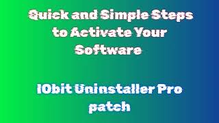 IObit Uninstaller Pro Installation StepbyStep Tutorial [upl. by Egan]