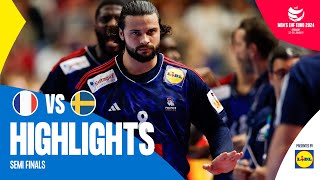 CLUTCHEST GOAL EVER 🫨  France vs Sweden  Highlights  Mens EHF EURO 2024 [upl. by Mariko]