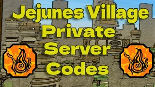 25 Private Server Codes For Jejunes  Shindo Life [upl. by Moraj]