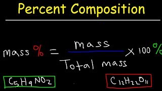 Percent Composition By Mass [upl. by Nylacaj]