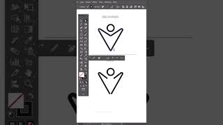 Shortcut in illustrator trendingreels coreldrawdesigns youtubeshorts viralvideo logodesgin [upl. by Sparke]