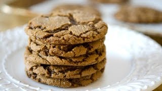 Crinkled Ginger Molasses Cookie Recipe [upl. by Arihsan]