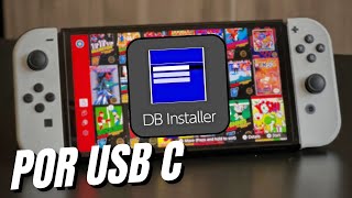 DBI Installer Cómo instalar JUEGOS por USB a tu Nintendo Switch con Magia [upl. by Salohcim]