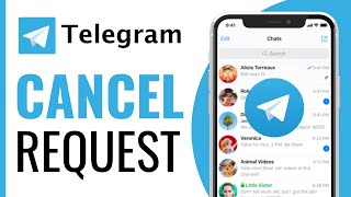 How To Cancel Join Request In Telegram  Full Guide 2024 [upl. by Atiuqaj]