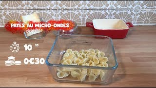 SEBON ASTUCE 1 LES PATES AU MICROONDES  Recette facile express [upl. by Paderna]