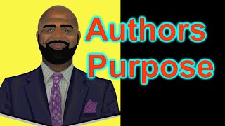 Authors Purpose Song – Learn Comprehension Rap [upl. by Yenhpad]