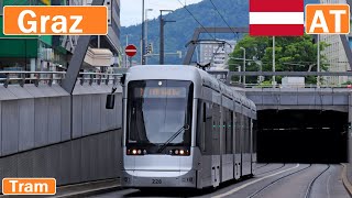 GRAZ TRAMS  Straßenbahn Graz 2021 4K [upl. by Asillam]