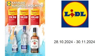 Gazetka Lidl PL  28102024  30112024  KATALOG ALKOHOLI MOCNYCH [upl. by Gypsy]