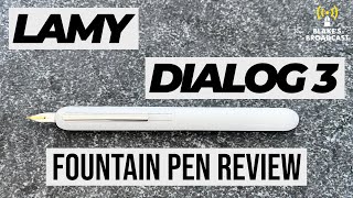 Lamy Dialog 3 Fountain Pen Review [upl. by Rochella]