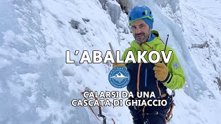 TUTORIAL ALPINISMO 20  Calarsi da una clessidra di ghiaccio  labalakov [upl. by Emeline631]