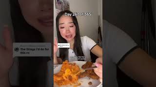 HBD to cheesy lasagna sheets mukbang [upl. by Boffa]