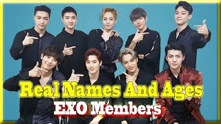 The Real Names And Ages Of EXO Members In 2022 [upl. by Cecelia]