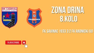 Zona Drina 8 Kolo FK Savinac 1933 32 FK Radnicki V [upl. by Bakki]