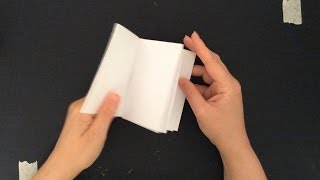 HOW TO MAKE A BOOK FROM A SINGLE SHEET OF PAPER [upl. by Cornall]