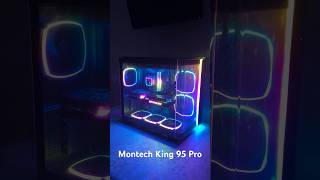 Montech King 95 Pro  beautiful aquarium case 6 fans preinstalled tempered glass lot of space [upl. by Ricki]