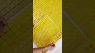 Brighten Your Space with Yellow Glass Mosaic Tiles  Vibrant Design Inspiration [upl. by Nnylamme]