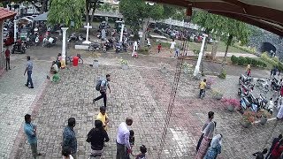 CCTV footage shows Sri Lanka bombing suspect [upl. by Accisej81]