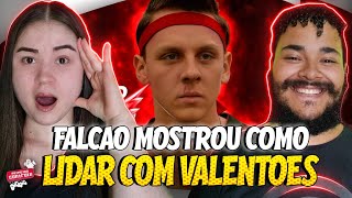 Falcão Cobra Kai  O FALCÃO DO COBRA KAI  Flash Beats ProdWB Beats  REACT EM CASAL [upl. by Treat]