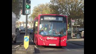 E200 Stagecoach Selkent 36025 36325 LX58CCJ Blinded W12 Takes a Right Turn at Walthamstow Stadium [upl. by Milstone]