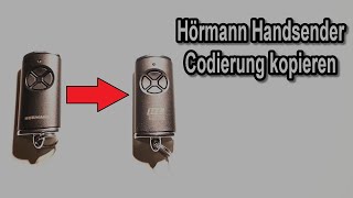 Hörmann Handsender kopieren Anleitung  Hörmann Handsender für Garagentor Antrieb kopieren [upl. by Mccurdy329]