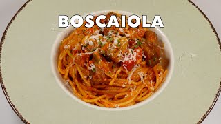 Easy Spaghetti Boscaiola  Woodsmans Pasta  Delicious Dinner in 20 Minutes [upl. by Itnava]