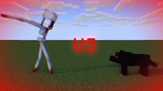 SCP023 VS SCP096 Minecraft battle [upl. by Anerbes]